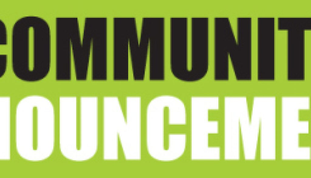 community-announcements